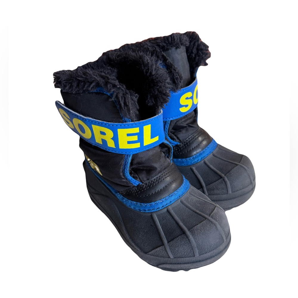 Sorel Kids Boots Black and Blue